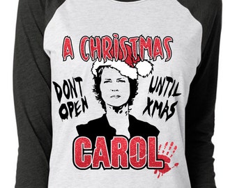 A Christmas Carol - The Walking Dead Shirt - The Walking Dead Glitter Shirt