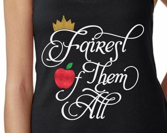 Fairest Of Them All - Snow White Glitter Shirt