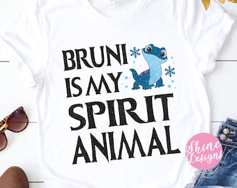 Bruni es mi espíritu animal - Camiseta con purpurina inspirada en Frozen 2