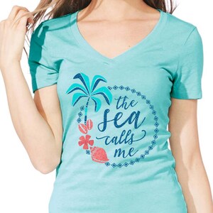 The Sea Calls Me - Moana Shirt - Magical Glitter Shirt