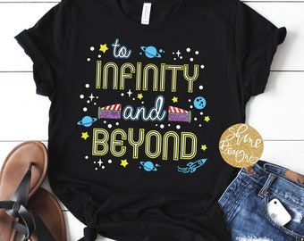 REFLECTIVE!!!!! To Infinity And Beyond Toy Story Shirt - Typhoon Lagoon’s Magical H2O Glow Nights Shirt