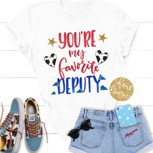 Tu es mon adjoint préféré - Chemise scintillante Toy Story - Chemise magique - Chemise Toy Story - Chemises assorties maman et enfant - Chemises Meilleurs amis