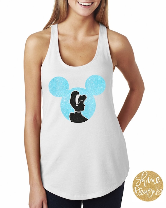 Mickey Mouse Cinderella Glitter Shirt