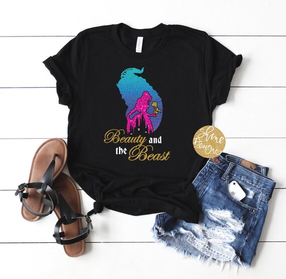 Beauty And The Beast - Magical Glitter Shirt - Magical Glitter Shirt