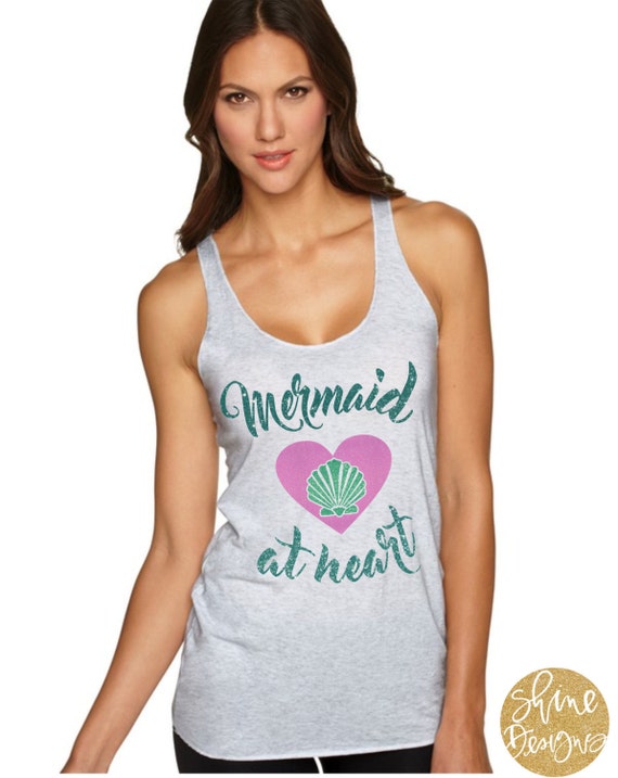 Mermaid at heart Glitter Shirt