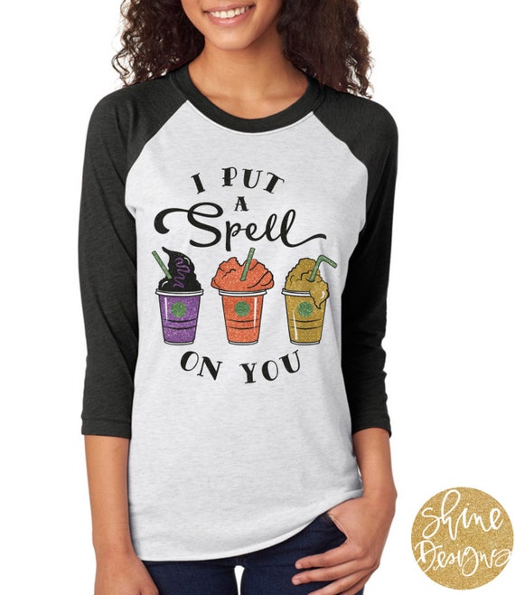 I Put A Spell On You - Hocus Pocus Shirt - Sanderson Sisters Glitter Shirt