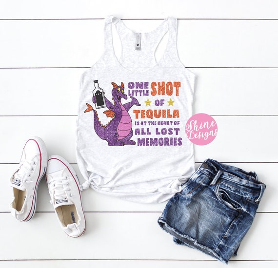One Little Shot of Tequila is at the Heart of All Lost Memories - Food and Wine Figment Drinking Shirt - Food and Wine Festival Shirt