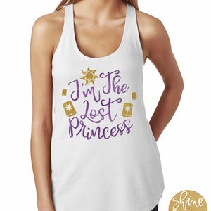 I&#39;m The Lost Princess - Tangled Magical Glitter Shirt