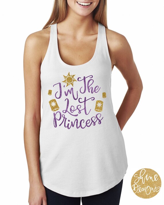 I'm The Lost Princess - Tangled Magical Glitter Shirt