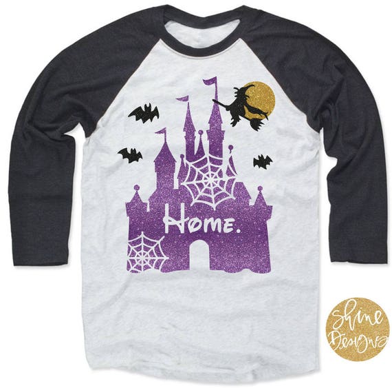 Home - Haunted Castle - Halloween Magical Glitter Shirt