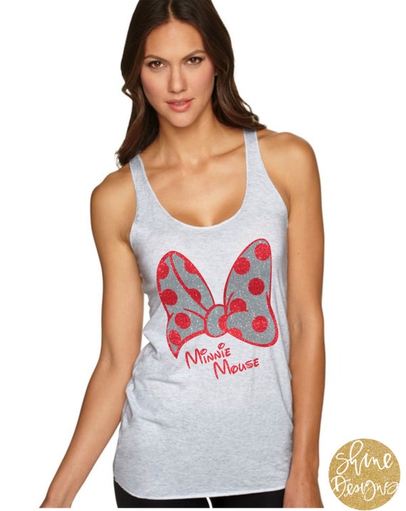 Minnie Mouse Bow Glitter Shirt - Magical Shirt -  Glitter Shirt