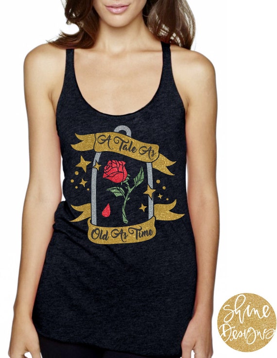 A Tale As Old As Time - Magical Glitter Shirt - Beauty and the Beast Shirt