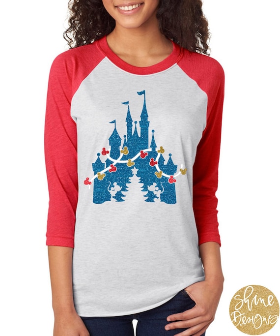 Magical Christmas Castle - Glitter Shirt