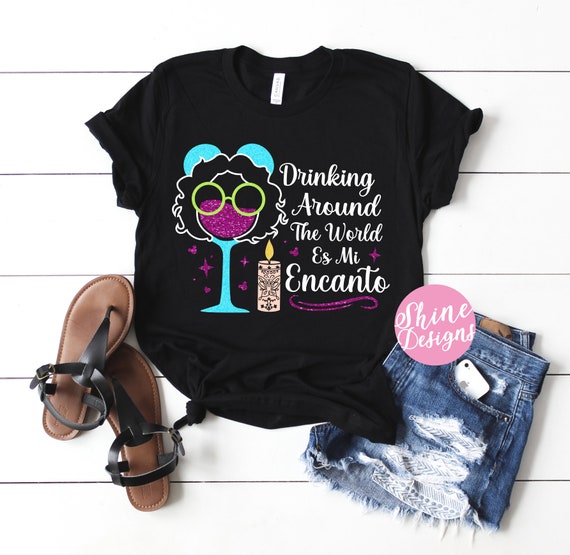 Drinking Around The World Es Mi Encanto  - Disney Encanto Tshirts