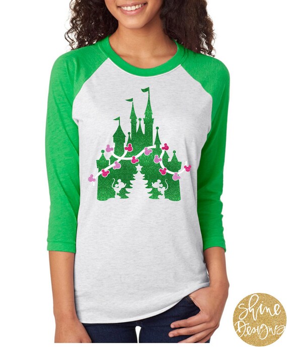 Magical Christmas Castle - Glitter Shirt