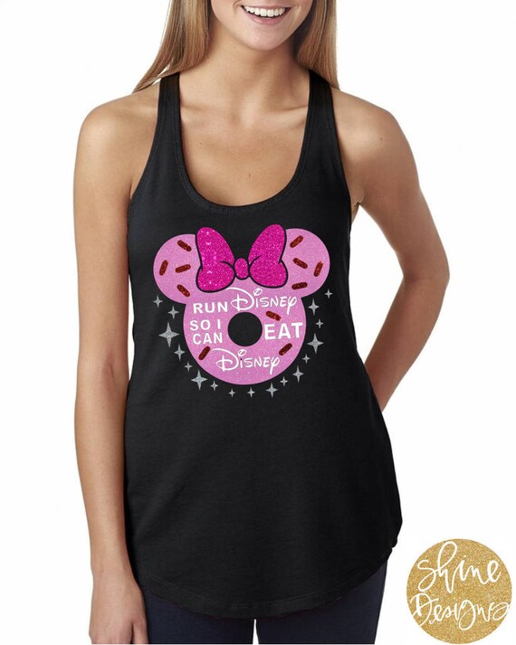Run Disney so I Can Eat Disney - Run Donut Marathon Shirt - Mickey Donut Shirt - Magical Food Shirt