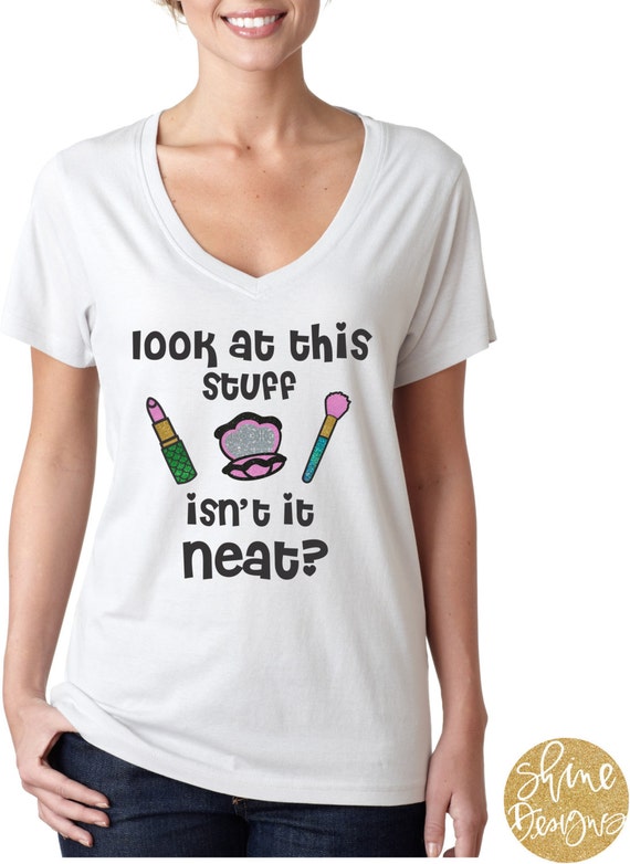 Look At This Stuff, Isn't It Neat  - The Little Mermaid Magical Glitter Shirt