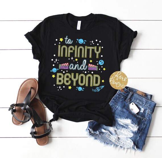REFLECTIVE!!!!! To Infinity And Beyond Toy Story Shirt - Typhoon Lagoon’s Magical H2O Glow Nights Shirt
