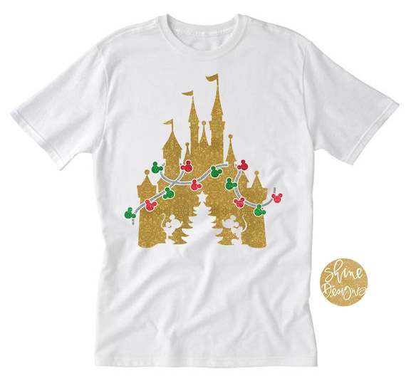 Magical Christmas Castle - Glitter Shirt
