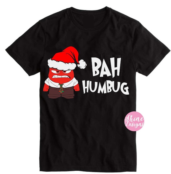 Bah Humbug  - Magical Shirt, Christmas Shirt, Inside Out Shirt, Inside Out Christmas Shirt, Anger Shirt