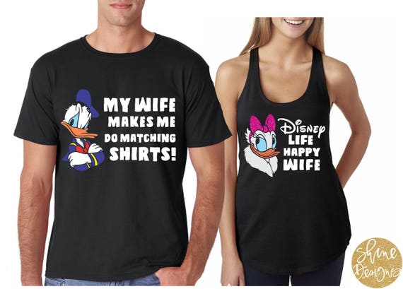 Donald and Daisy Couple Shirts - Magical Couple Shirts - Magical Matching Shirts