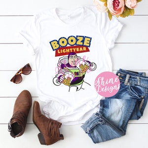 Booze Lightyear - Buzz Shirt - Toy Story Shirt - Magical Glitter Shirt