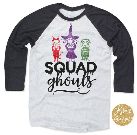 Squad Ghouls - Nightmare Before Christmas Inspired Glitter Shirt