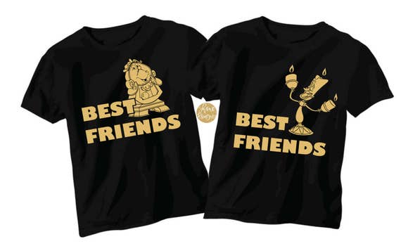 Beauty and the Beast Lumiere and Cogsworth Best Friends  - Magical Shirt
