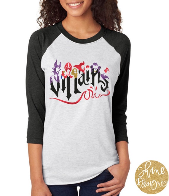 Magicaly Villains Glitter Shirt