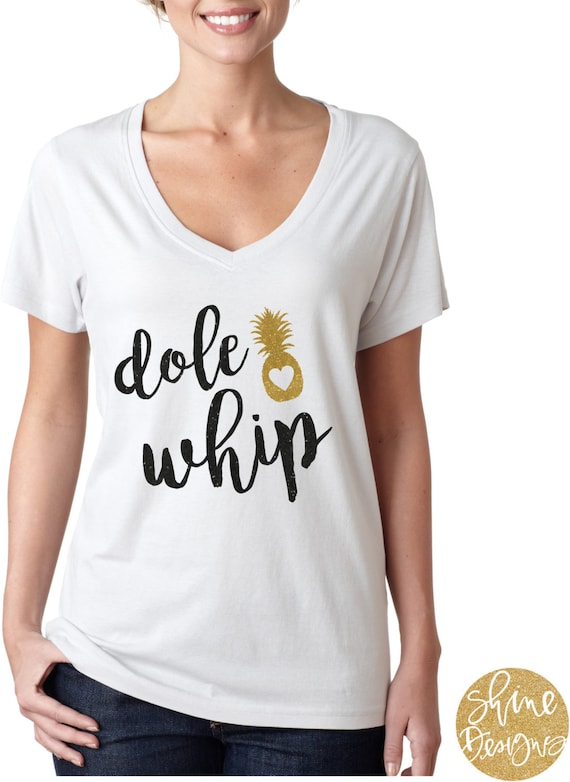 Dole Whip Pineapple Heart  - Magical Glitter Shirt
