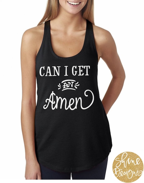 Can I get an Amen Glitter Shirt