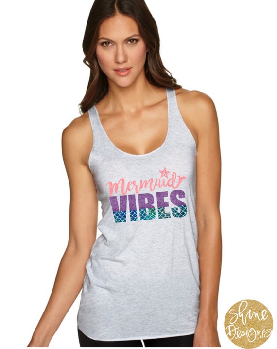 Mermaid Vibes Glitter Shirt
