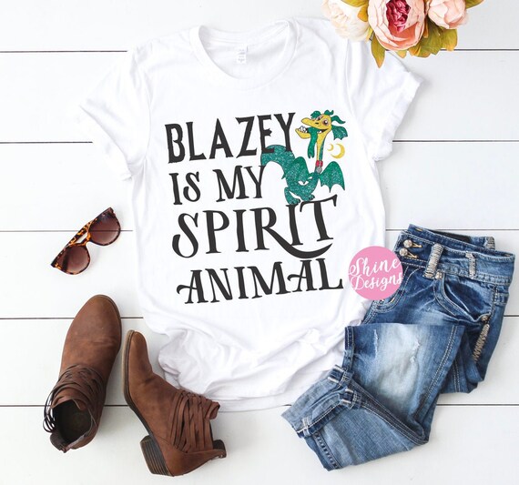 Blazey Is My Spirit Animal - Onward Inspired Glitter Shirt