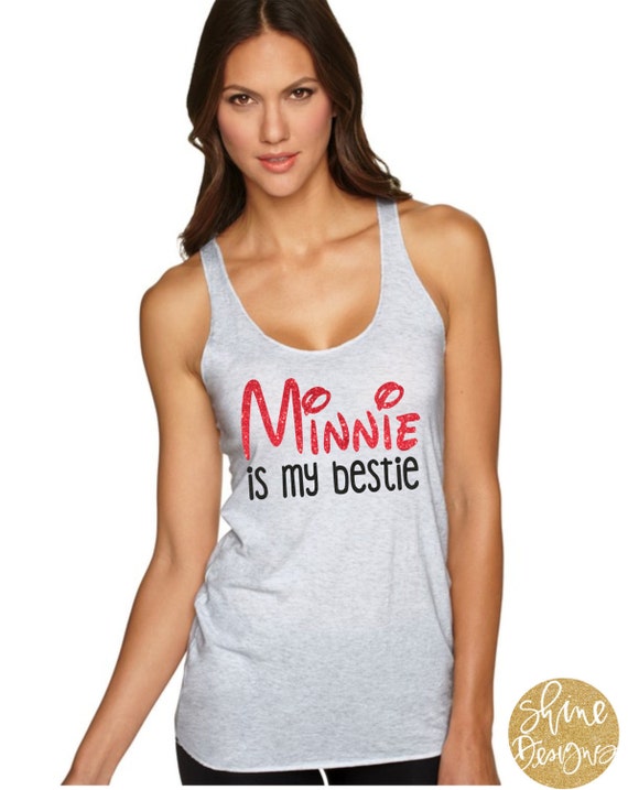 Minnie Is My Bestie - Magical Glitter Shirt