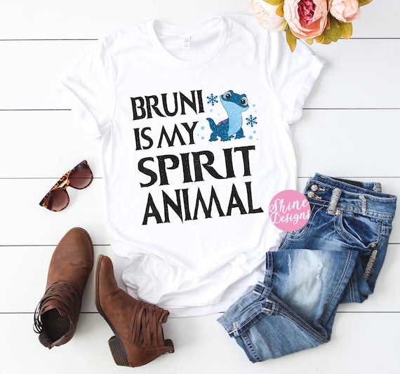 Bruni Is My Spirit Animal - Frozen 2 Inspired Glitter Shirt