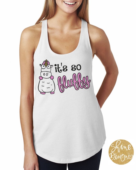 It's So Fluffy - Despicable Me Glitter Shirt