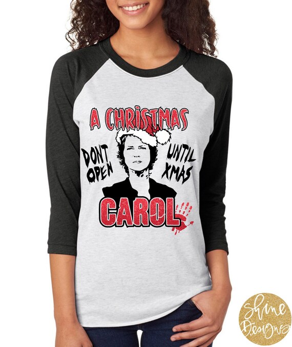 A Christmas Carol - The Walking Dead Shirt - The Walking Dead Glitter Shirt