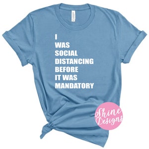 I was social distancing before it was mandatory - Texas Icons TShirt