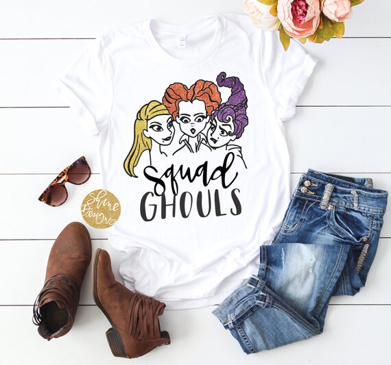 Squad Ghouls Hocus Pocus Shirt -Sanderson Sisters - Halloween Shirt - THE ORIGINAL CREATOR!