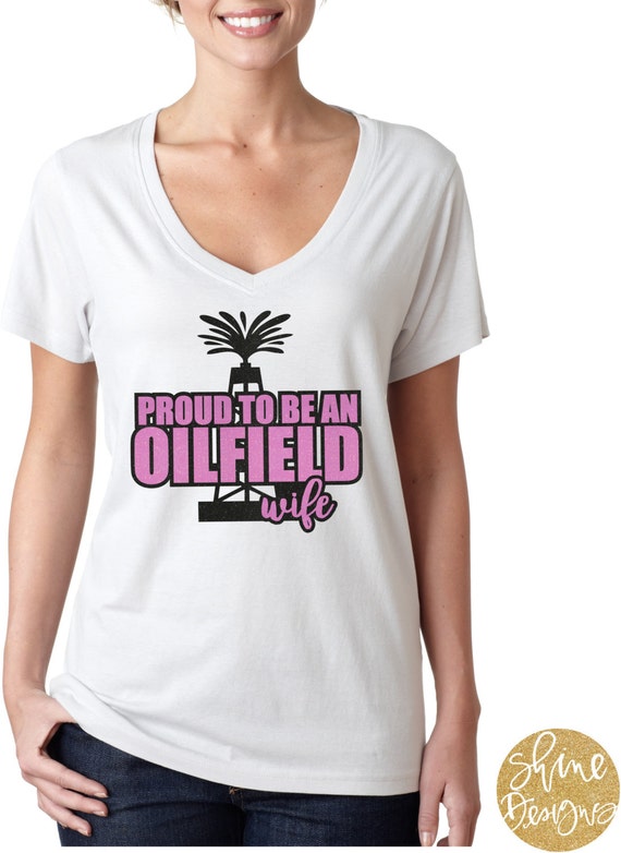 Proud To Be An Oilfield Wife - Glitter Shirt