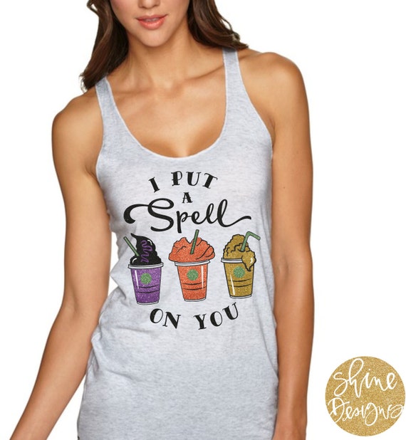 I Put A Spell On You - Hocus Pocus Shirt - Sanderson Sisters Glitter Shirt