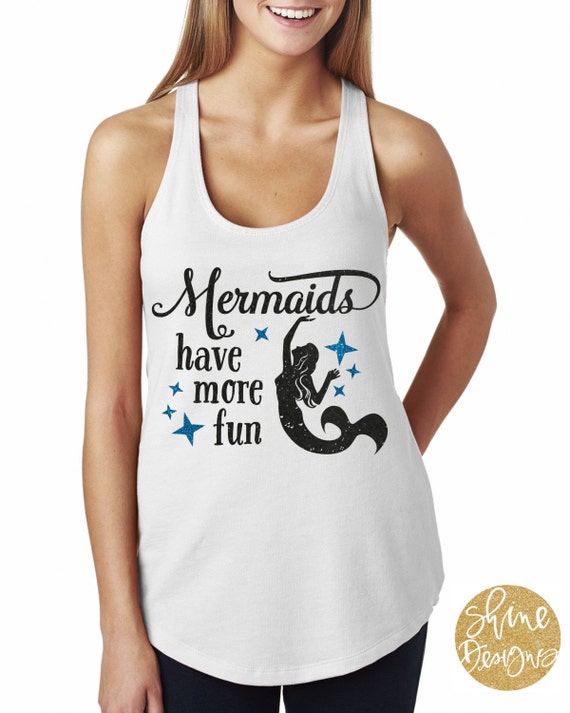 Mermaids have more fun Glitter Shirt