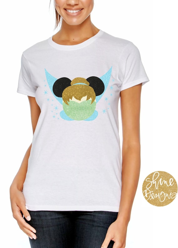 Tinkerbell Mickey Head  - Magical Glitter Shirt
