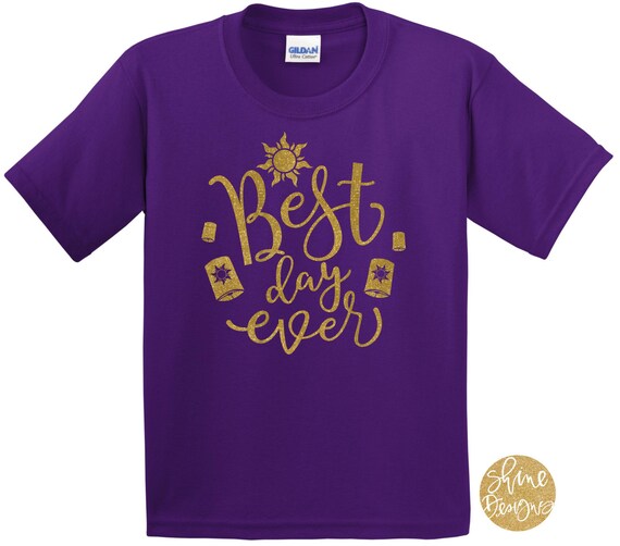 Best Day Ever - Tangled Glitter Shirt - Magical Glitter Shirt