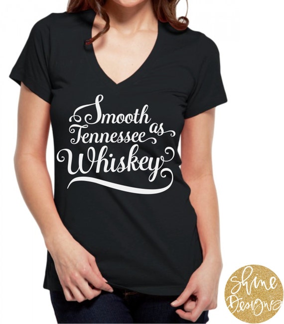 Smooth as Tennessee Whiskey Glitter Shirt