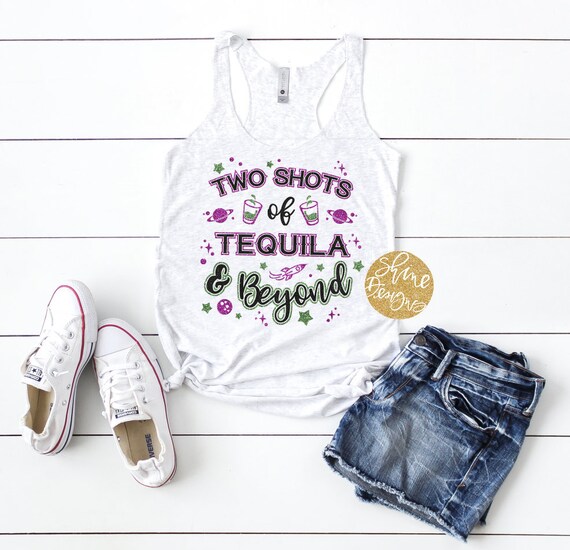 Two Shots of Tequila and Beyond - Toy Story Inspired Glitter Shirt - Magical Glitter Shirt