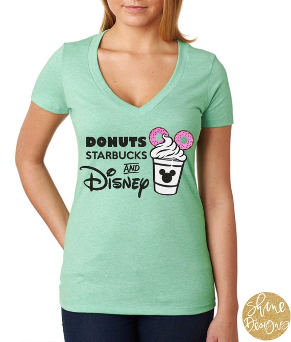 Donuts, Coffee and Disney -  Magical Glitter Shirt