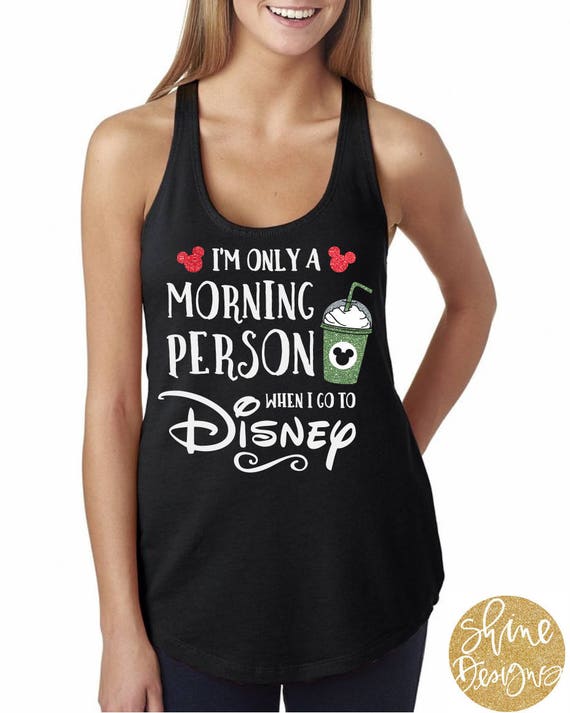 I'm Only A Morning Person When I Go To Magical - Magical Glitter Shirt