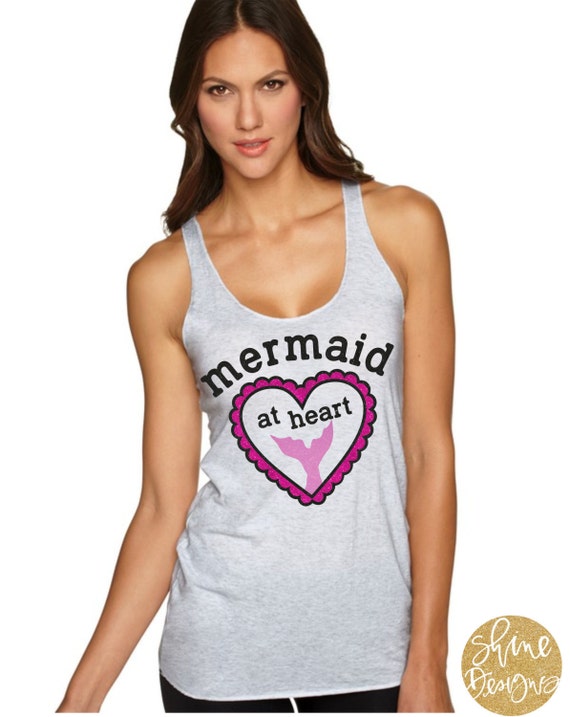 Mermaid at heart Glitter Shirt