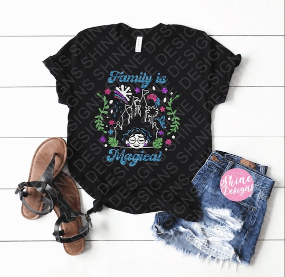 Disney Encanto Family Shirt - Black Disney Family Shirts